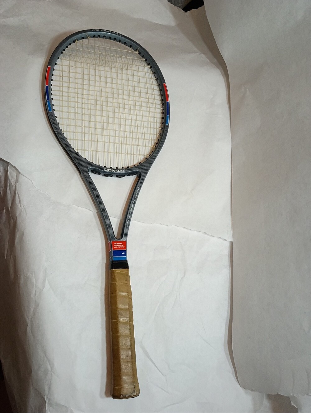 Vintage Donnay Pro Ceramic 4  Tennis Racquet